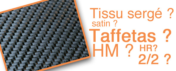 Comment différencier les tissus carbone ?