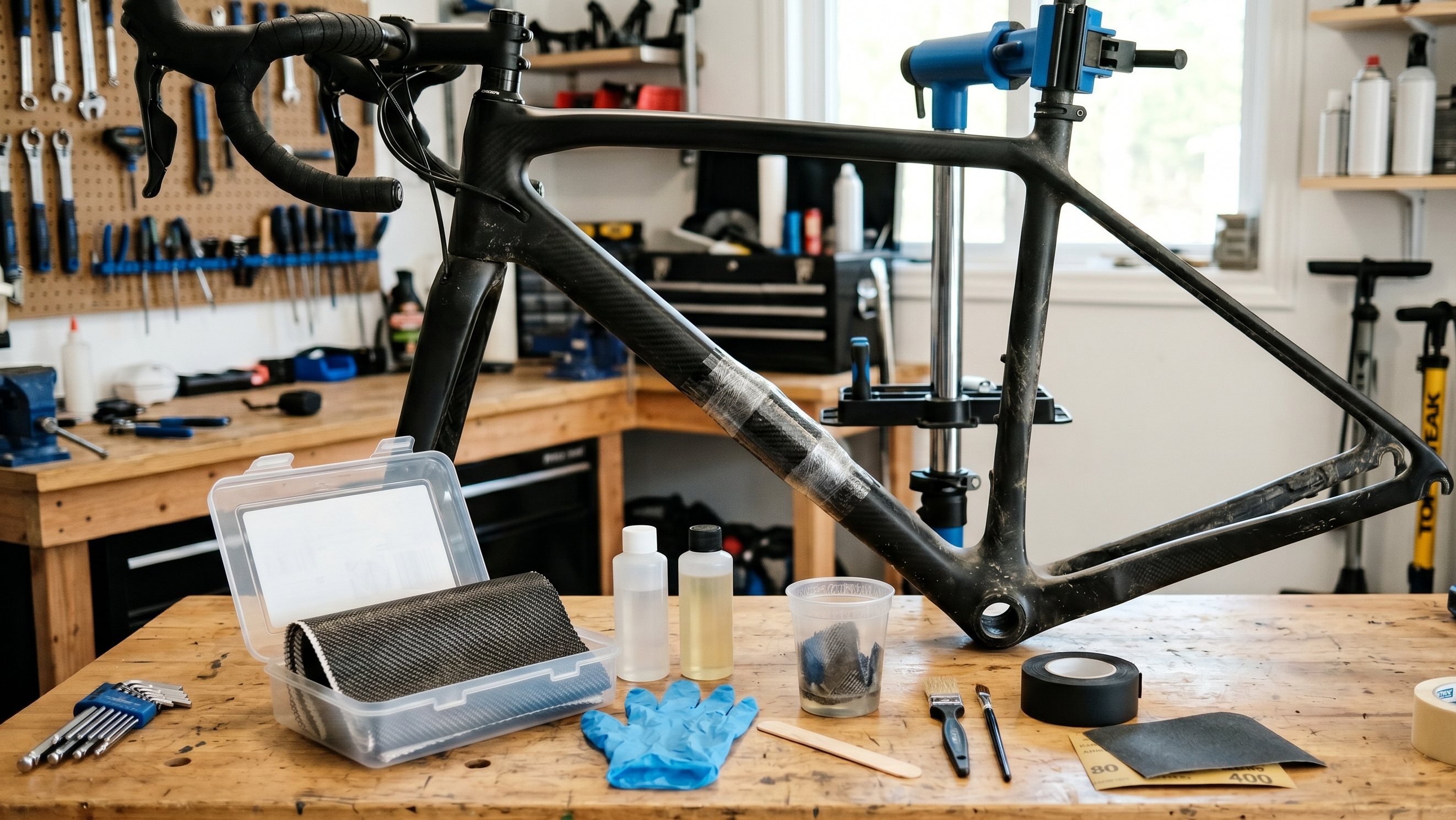 Comment réparer un vélo en carbone soi-même ? Le guide facile